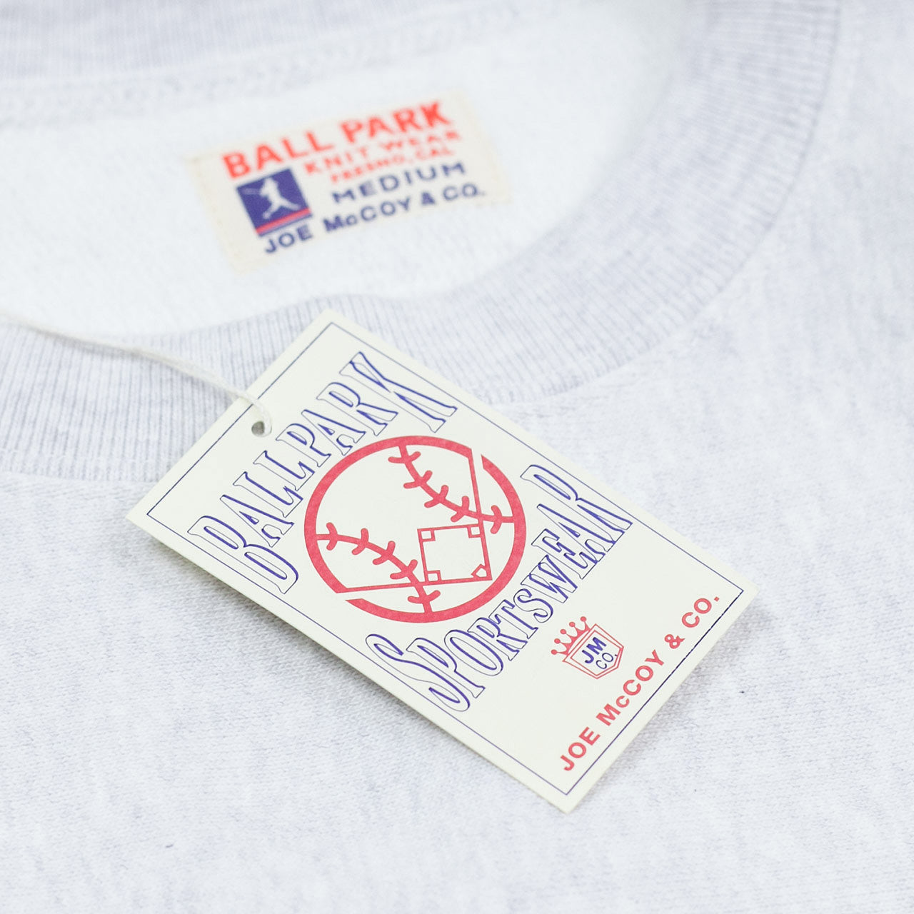 Heavyweight Crewneck Silver Grey