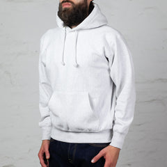 Heavyweight Hooded Sweatshirt Silver Grey