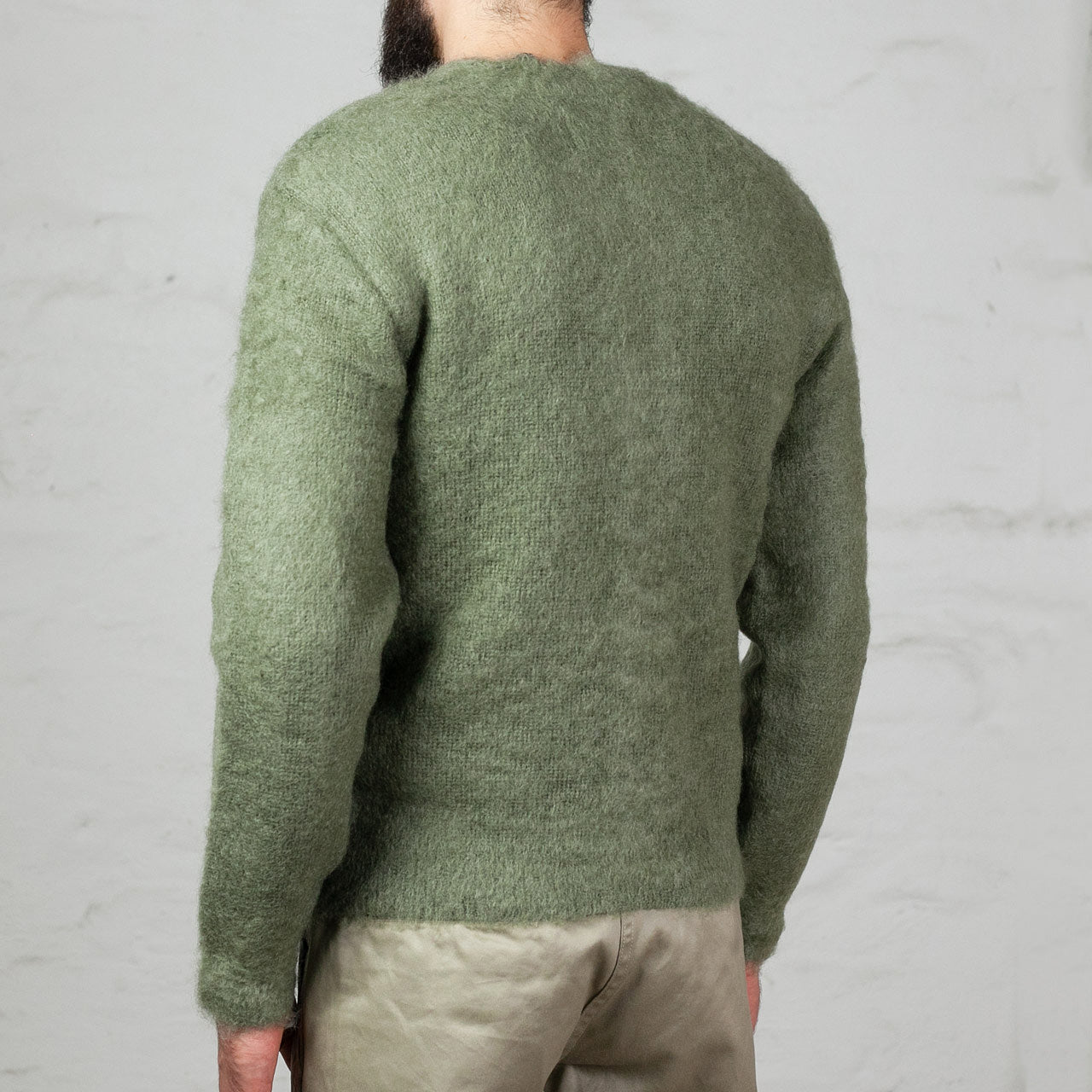 THE REAL McCOY'S JM Mohair Cardigan Mint