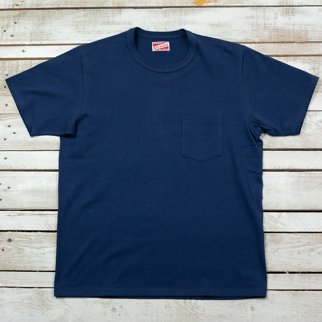 Joe McCoy Pocket Tee Marine Blau