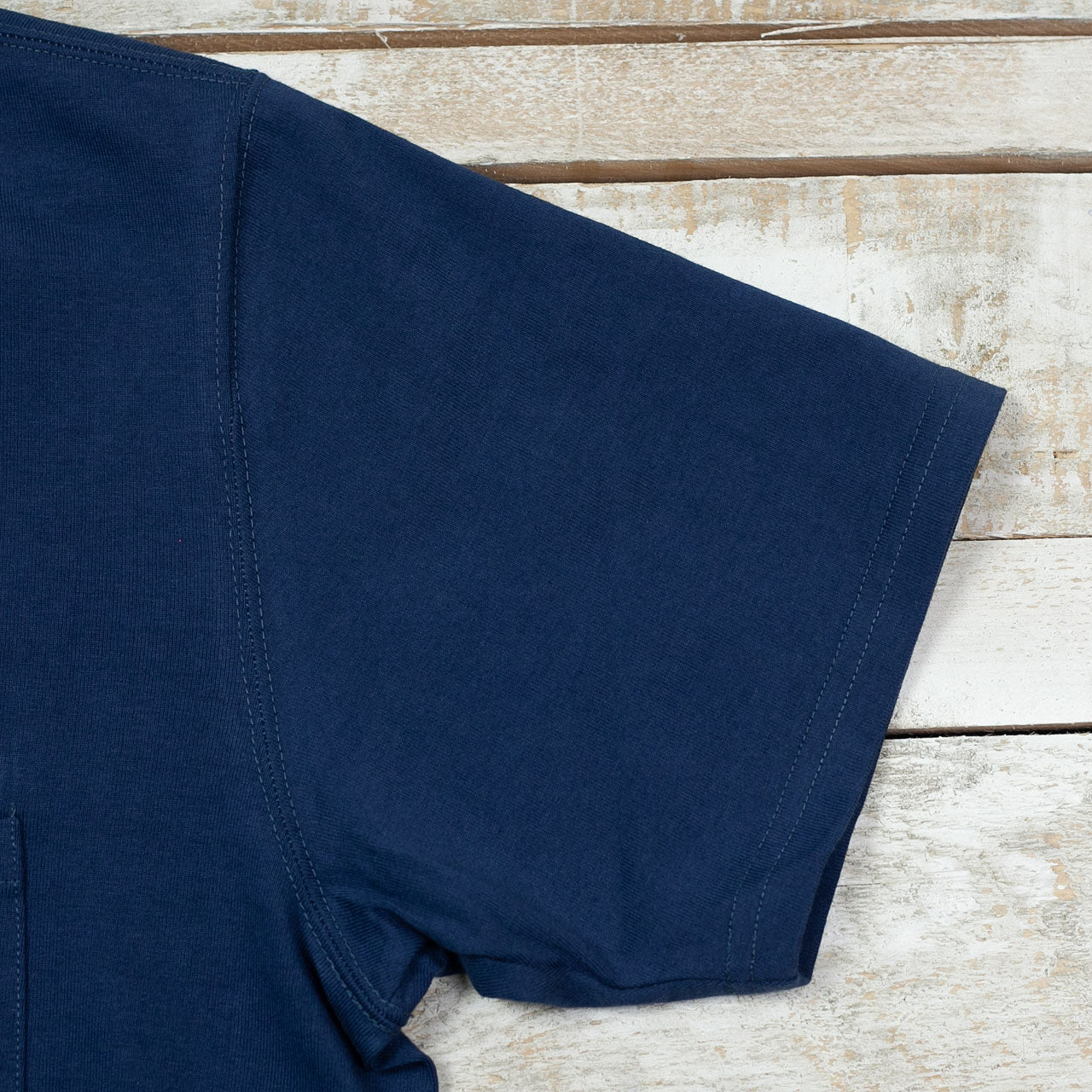 Joe McCoy Pocket Tee Marine Blau