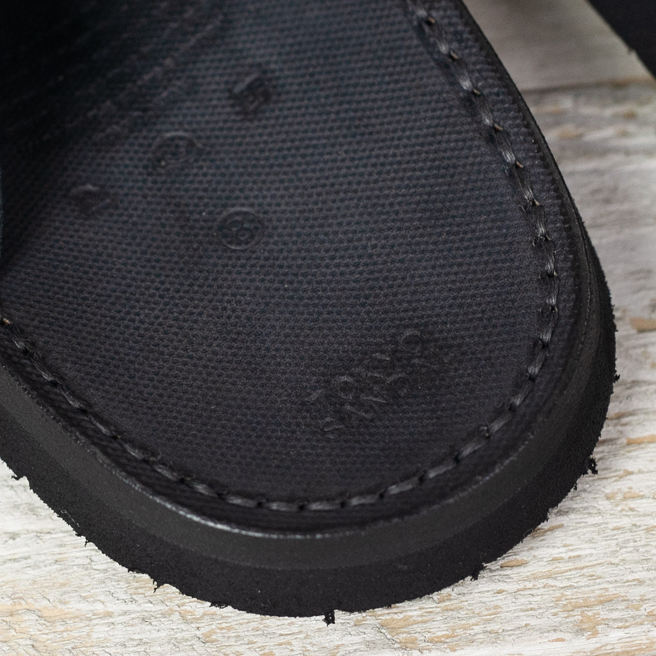 Double Monk Sandal Schwarz