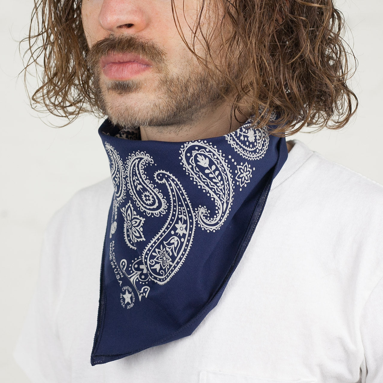 Bandana "Paisley" Navy