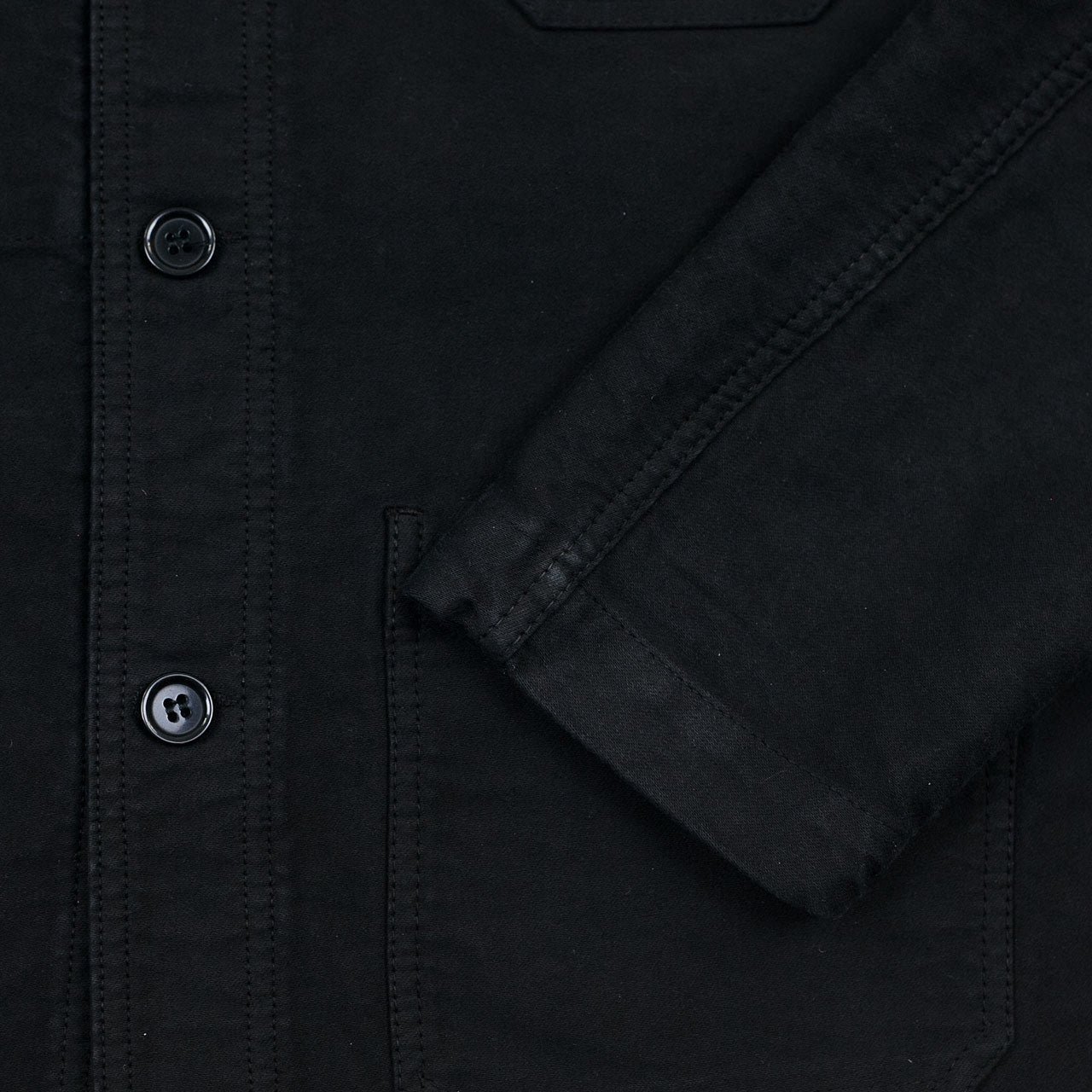 French Moleskin Jacket Schwarz