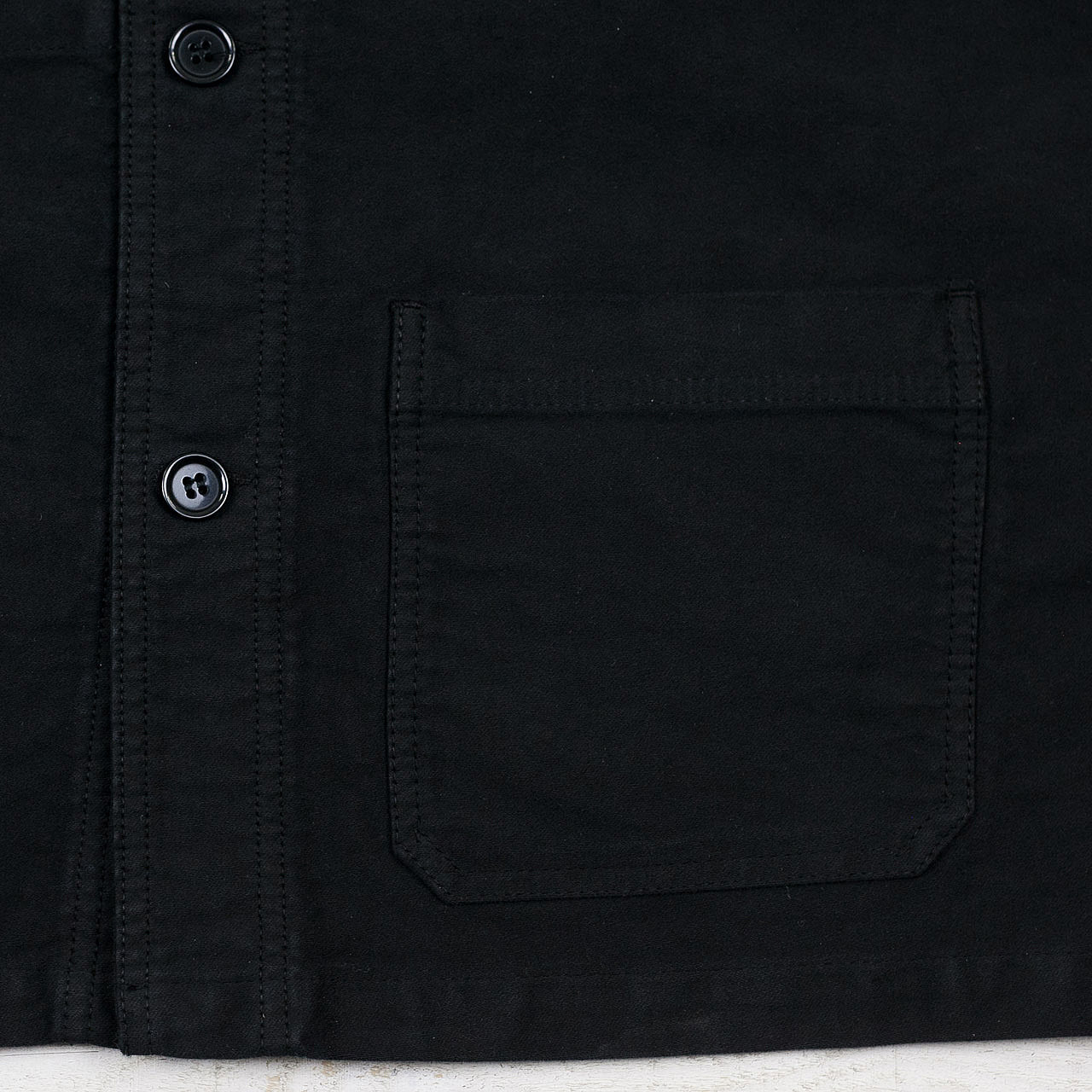 French Moleskin Jacket Schwarz