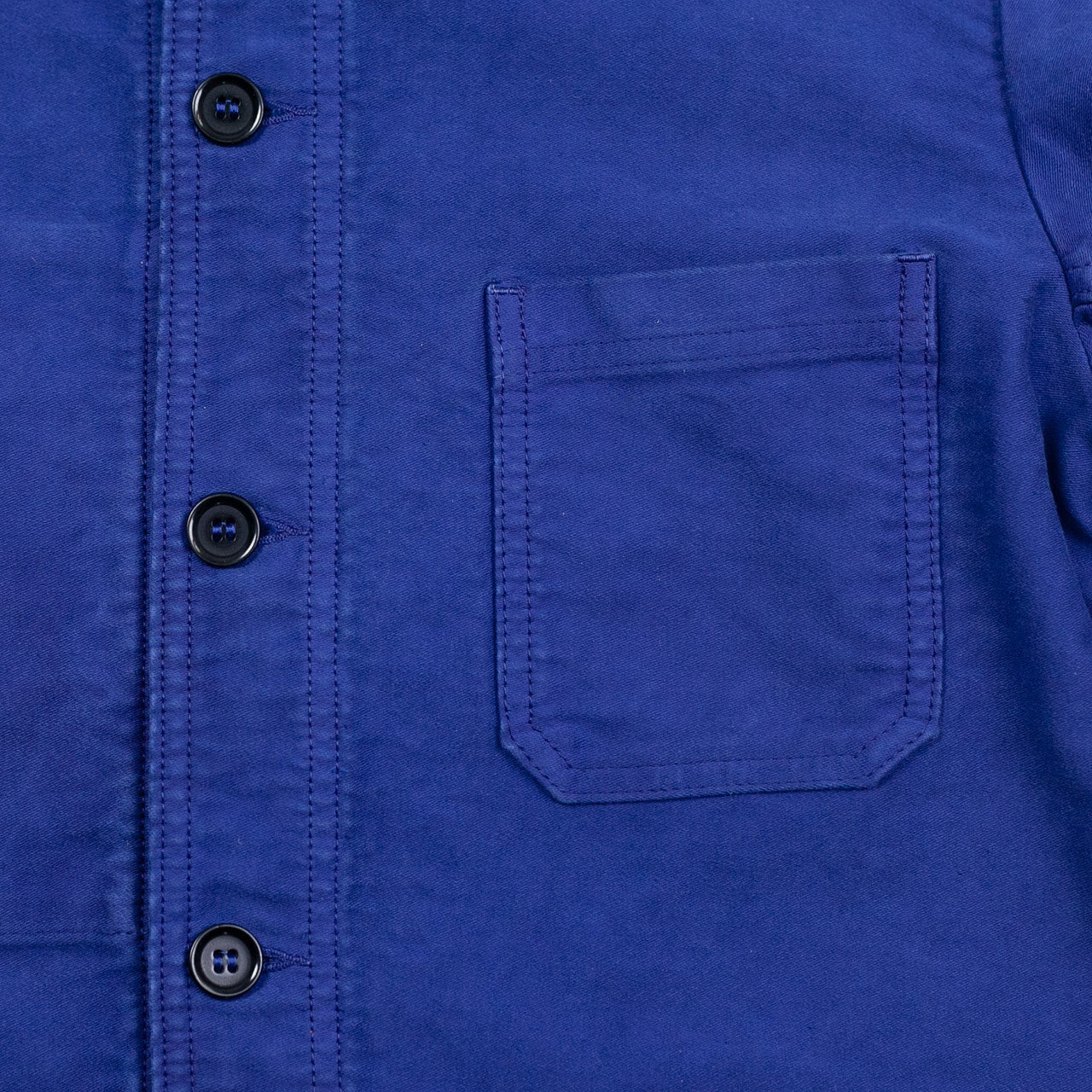 French Moleskin Jacket Hydrone Blau