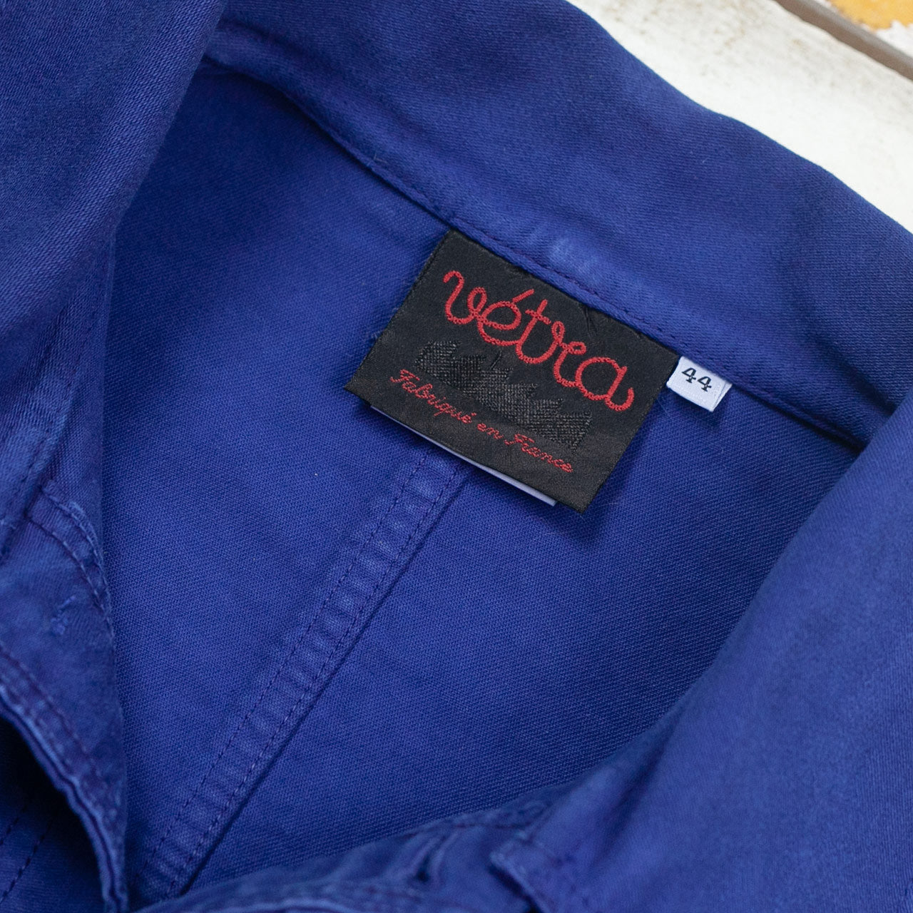 French Moleskin Jacket Hydrone Blau