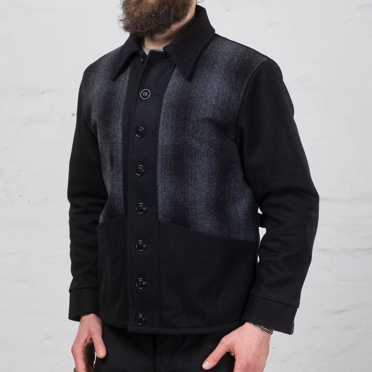 1930s 2-tone Sports Jacket Schwarz