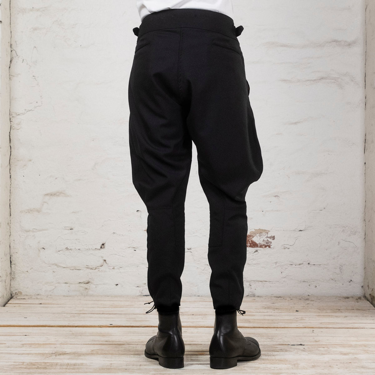 Army Serge Ghurkha Breeches Schwarz