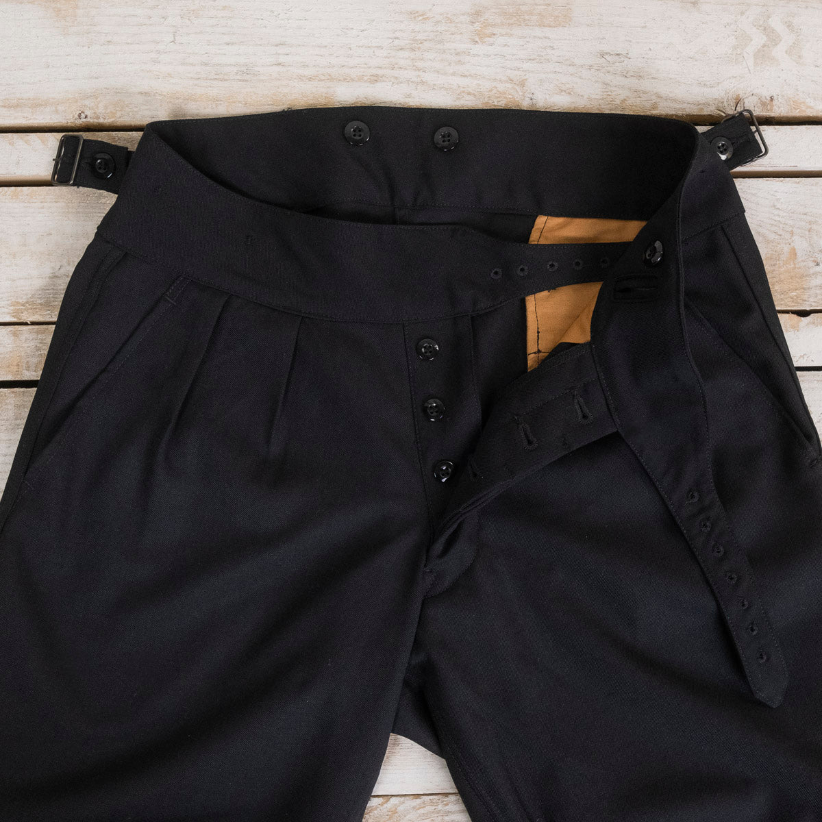 Army Serge Ghurkha Breeches Schwarz