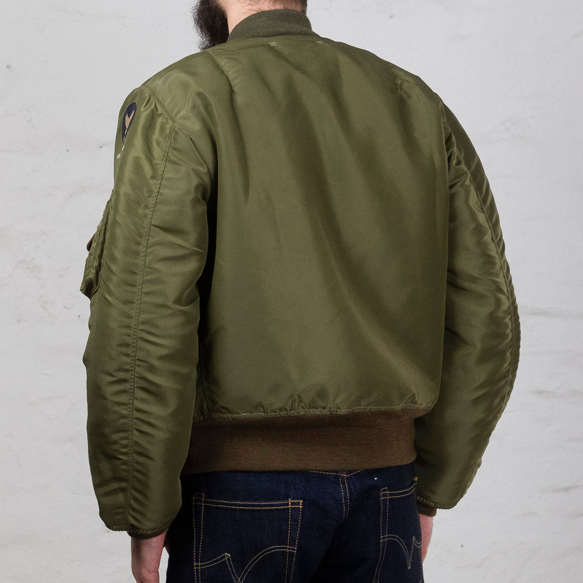BR15323 B-15C MOD Flight Jacket Oliv