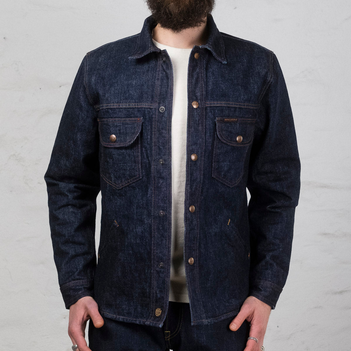 Fargo Trucker Jacket 18oz Shiroyama