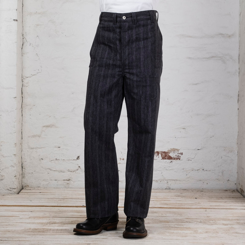 John Gluckow 1910s Netmaker's Trousers Stripe