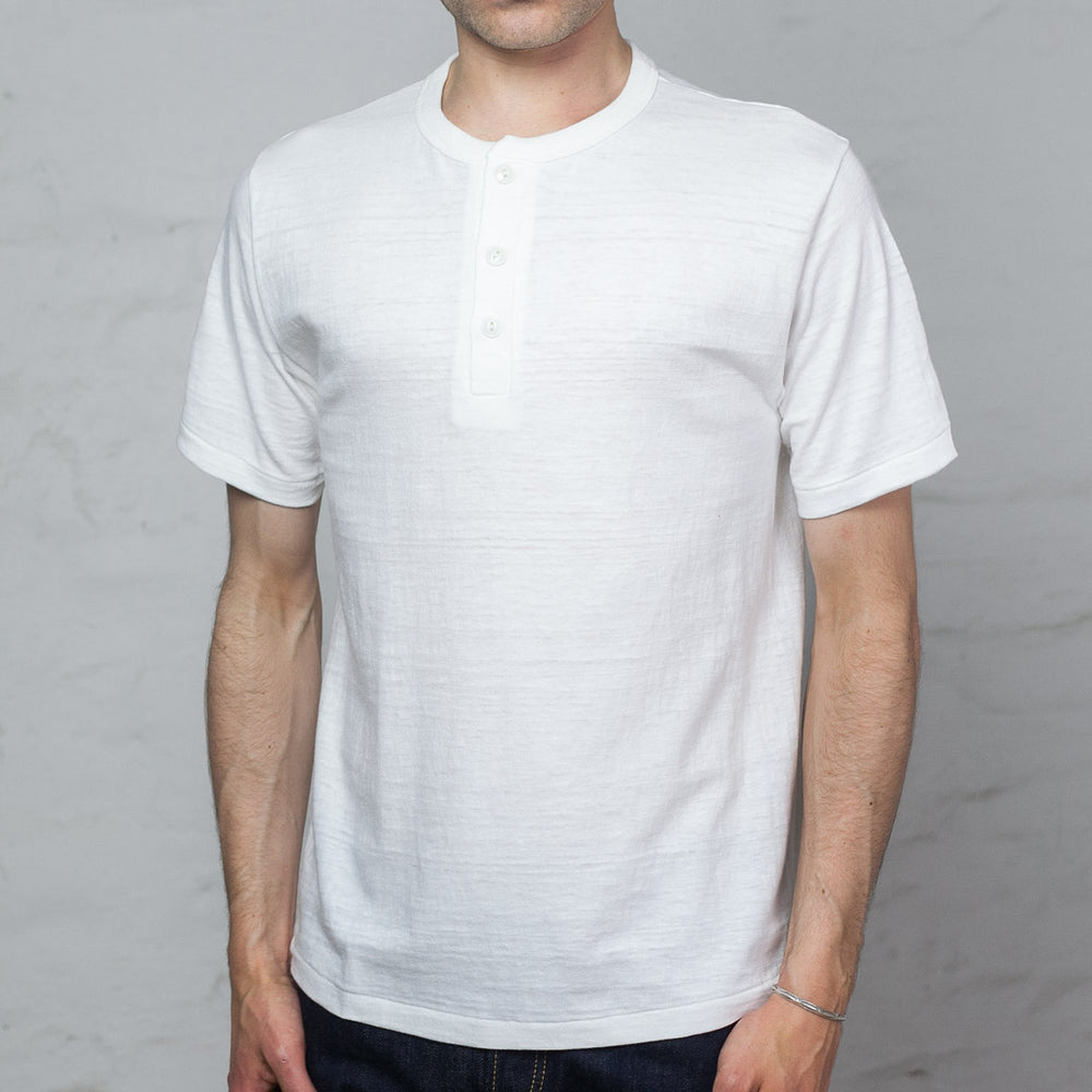 Lot 4601 T-shirt Henley blanc