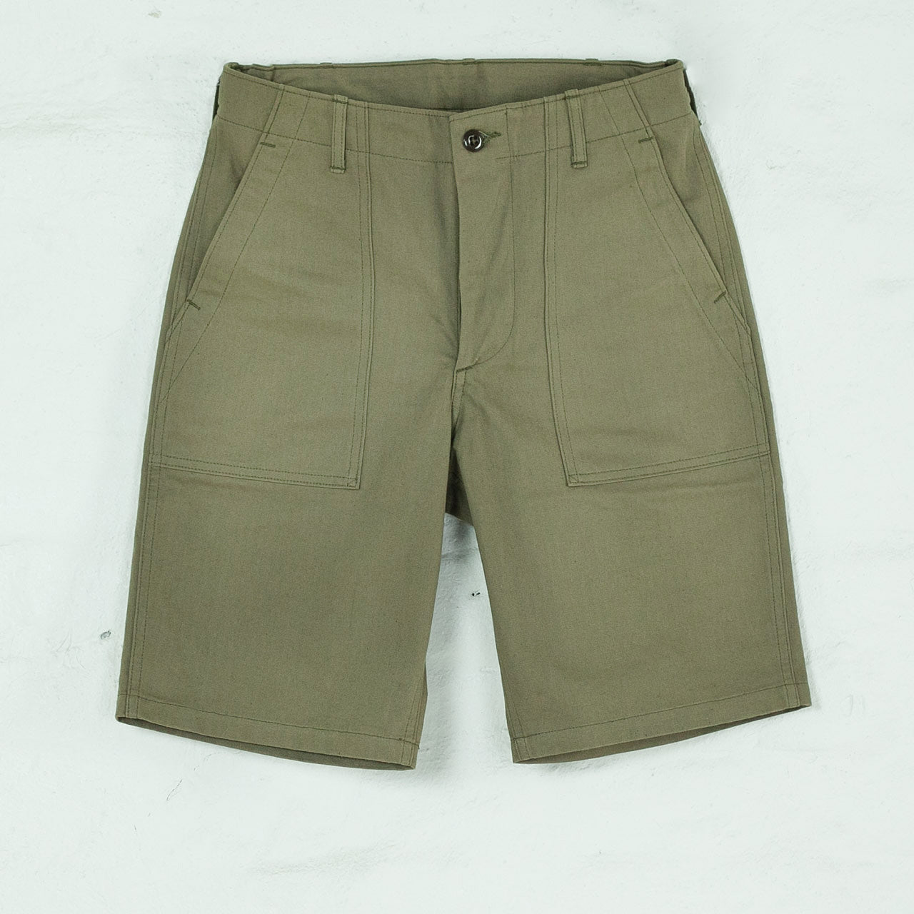 Lot 1218 Herringbone Military Shorts Oliv