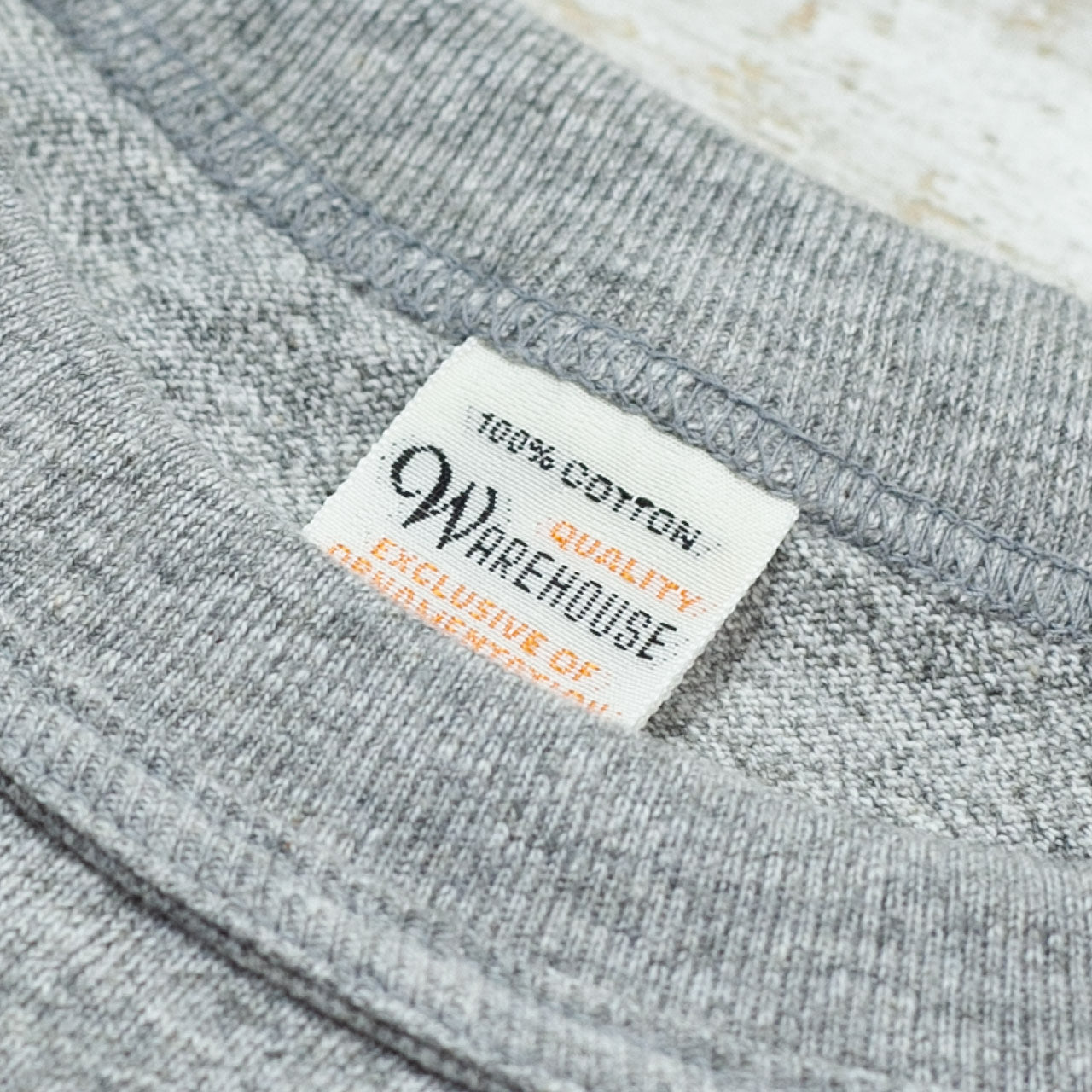 Lot 4601 Round Neck T-Shirt Grau Meliert