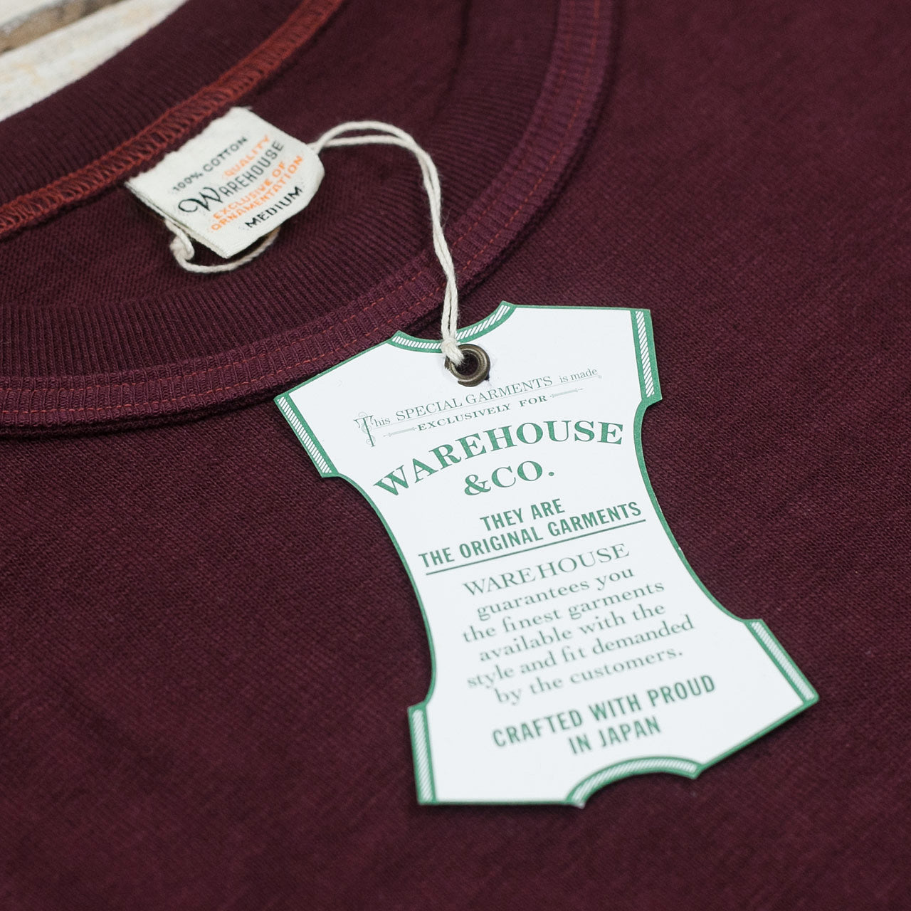Lot 4601 Round Neck T-Shirt Bordeaux