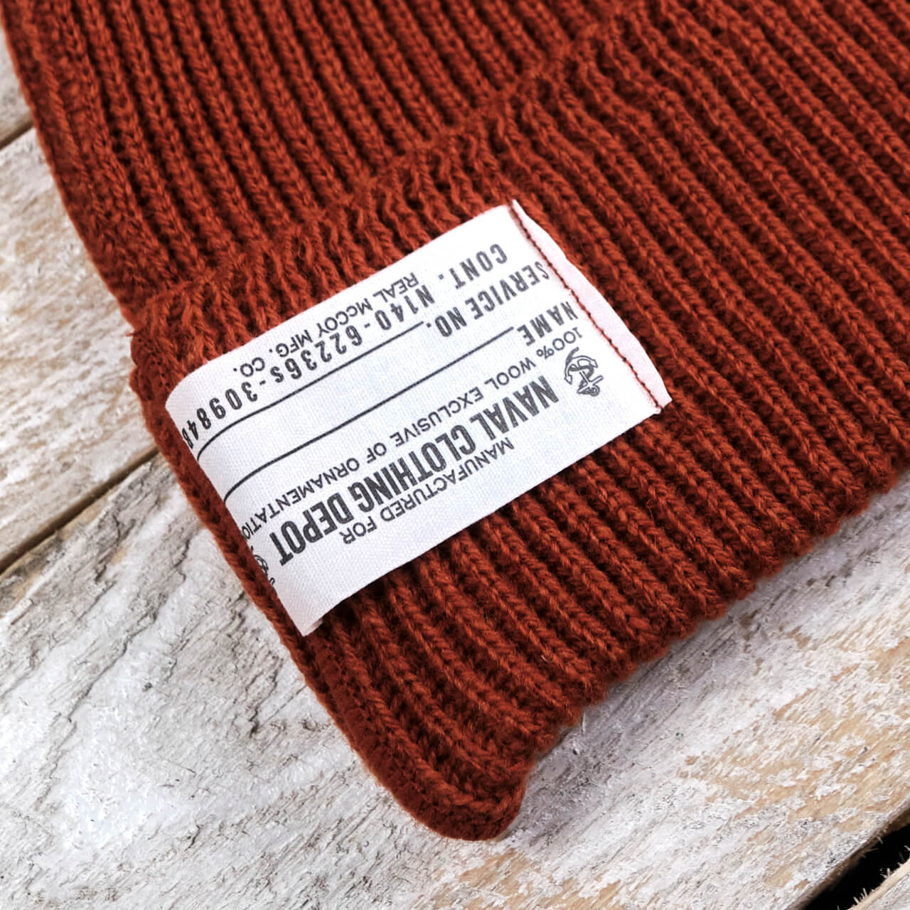 ザリアルマッコイズ CIVILIAN WOOL WATCH CAP ORANGE ザリアルマッコイズ CIVILIAN WOOL WATCH CAP ORANGE