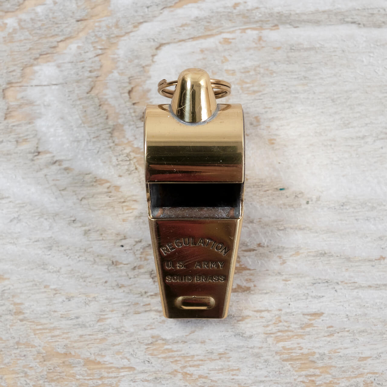 THE REAL McCOY'S Aviator's Whistle Brass