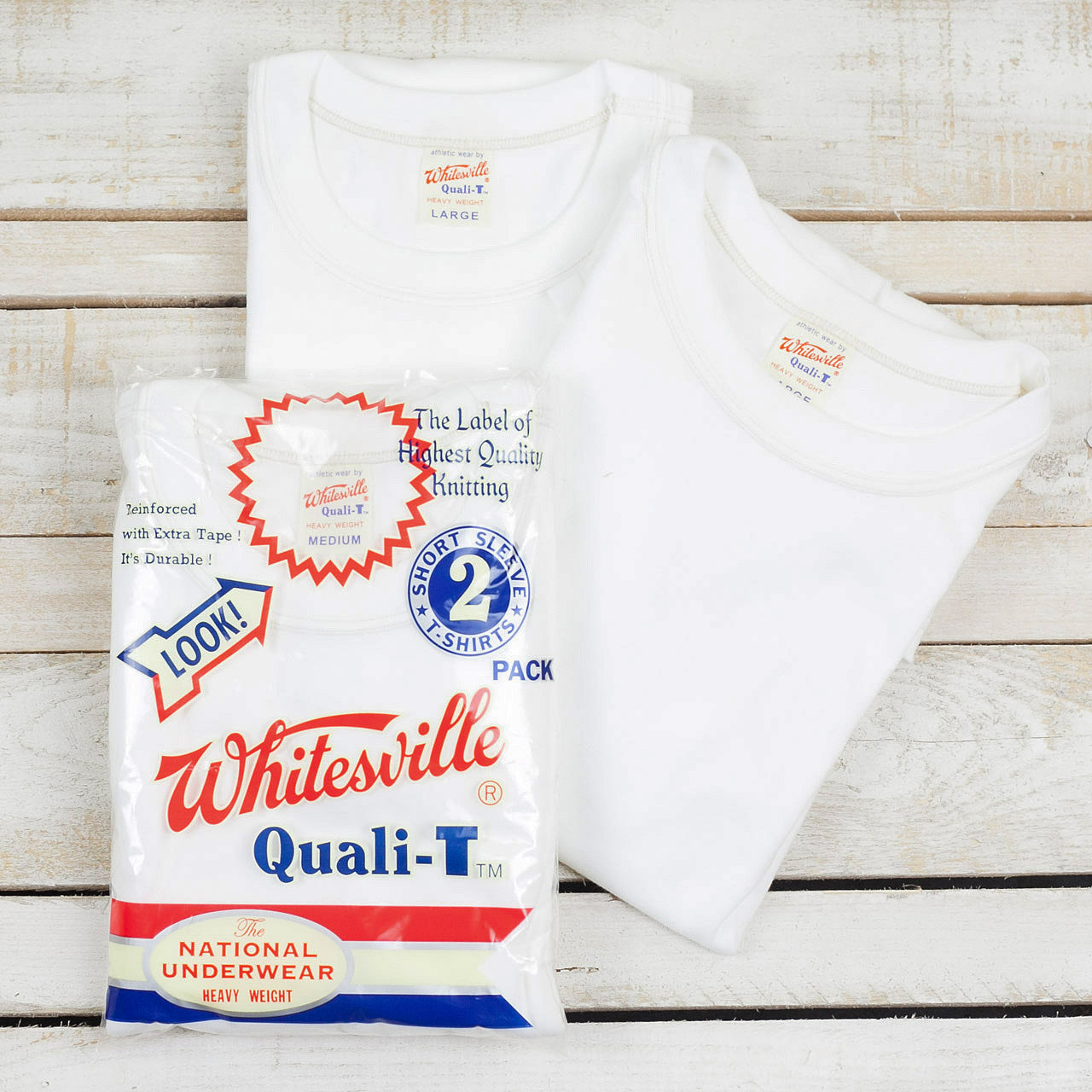 WV73544 Whitesville 2Pack T-Shirt Weiß - featured in "The Bear"