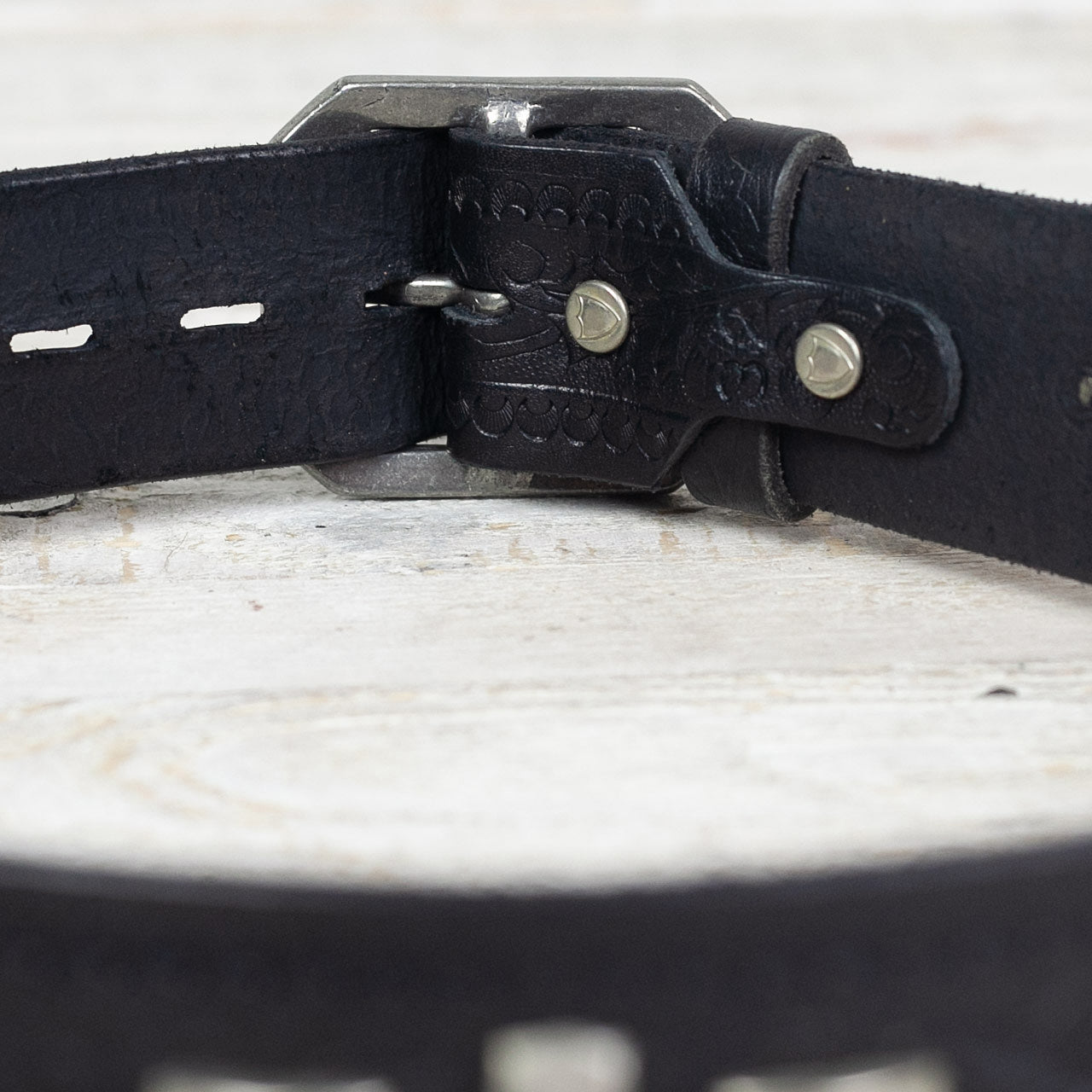 Zip Stevenson's Studded Belt Schwarz