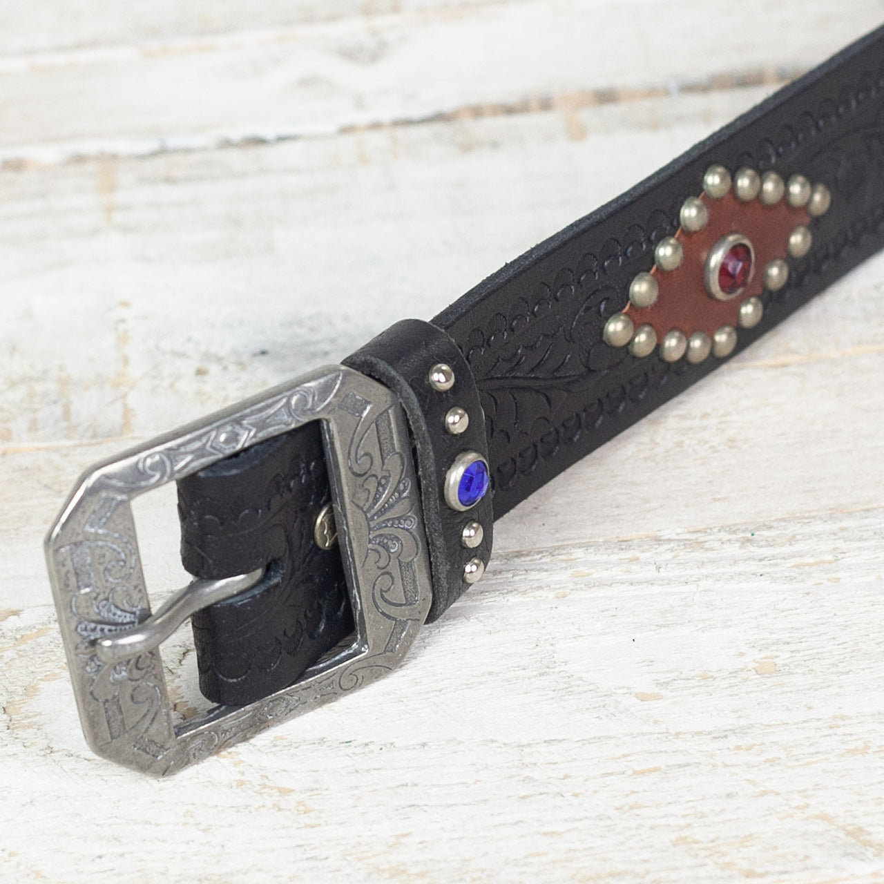Zip Stevenson's Studded Belt Schwarz