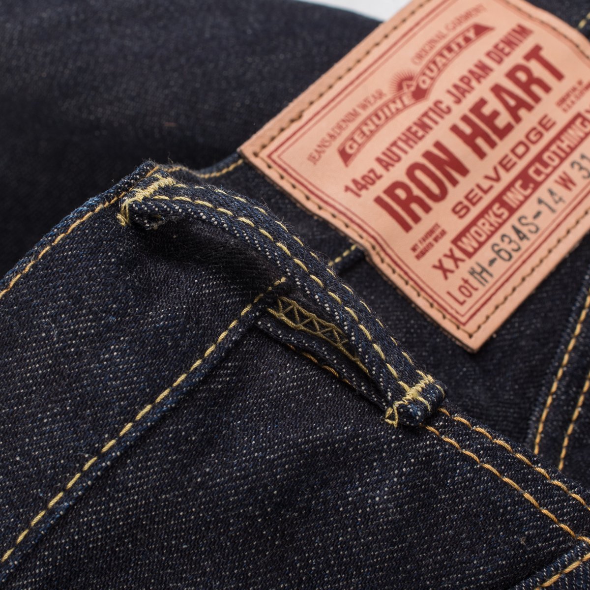 IH-634S-142 14oz Straight Cut