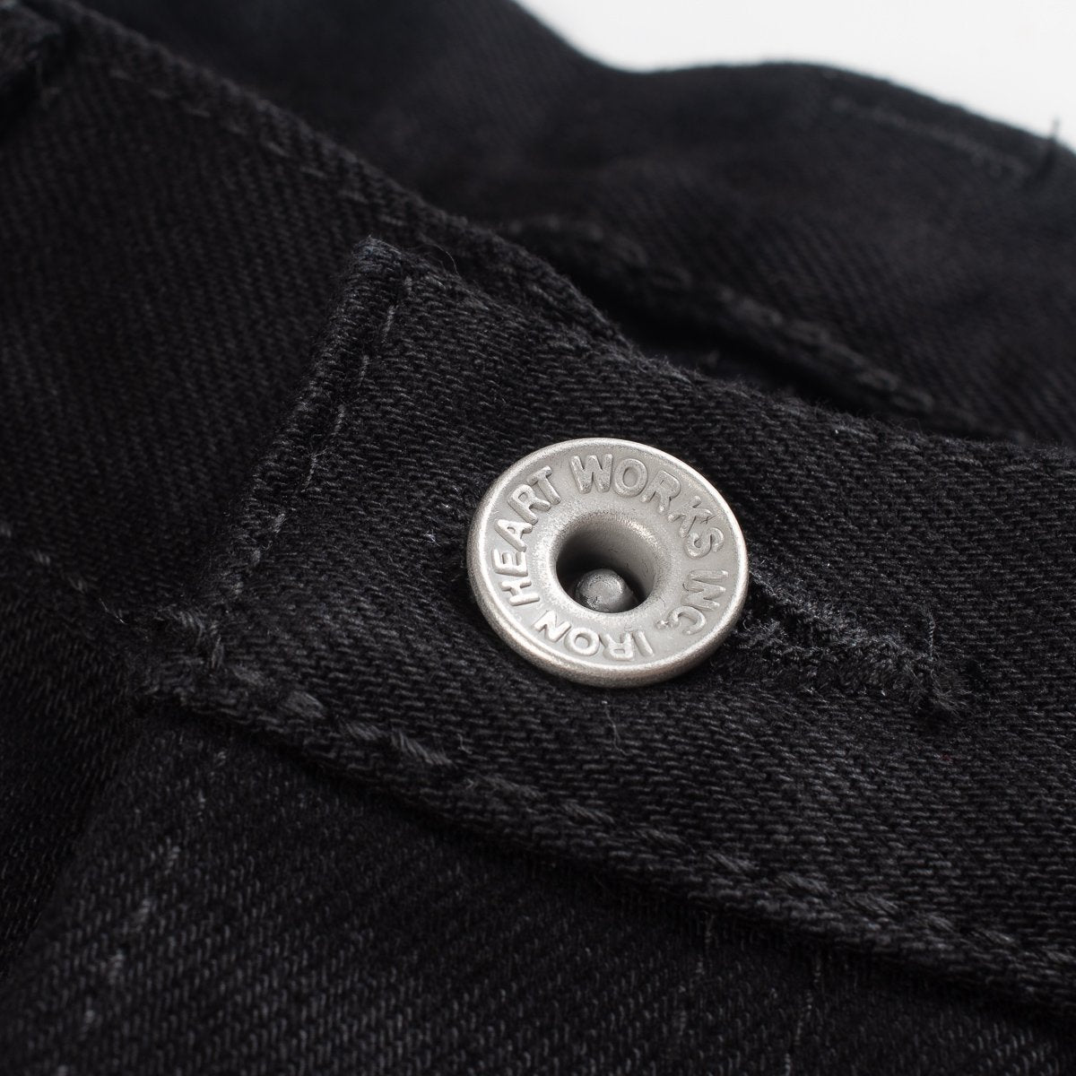 IH-634S-142bb 14oz Straight Cut Black/Black