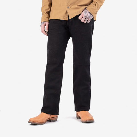 IH-634S-SBG 21oz Straight Cut Jeans Superblack (Fades to Grey)