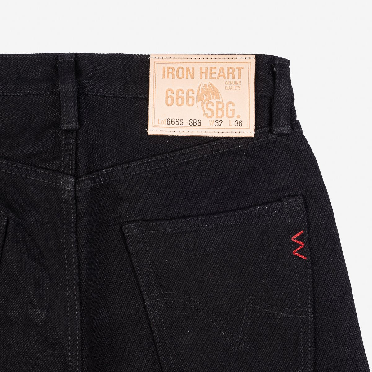 IH-666S-SBG 21oz Slim Straight Cut Superblack