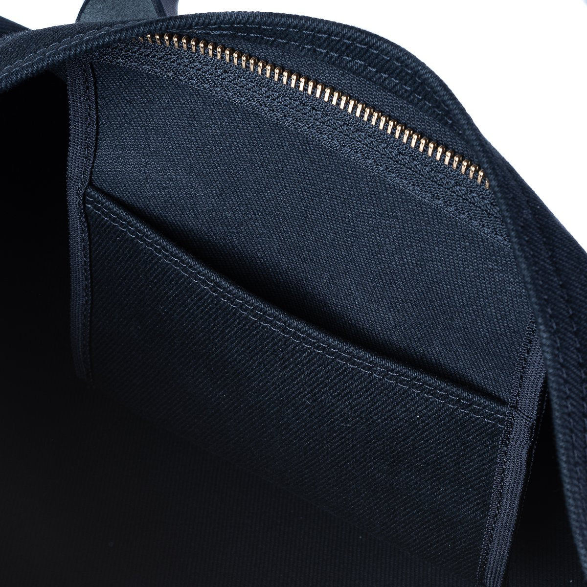 IHE-24 21oz Denim Buttero Leather Holdall Superblack