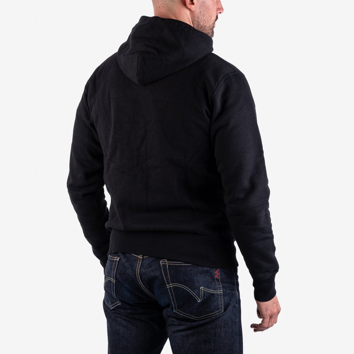 IHSW-10 14oz Ultra Heavy Zip Hoodie Black