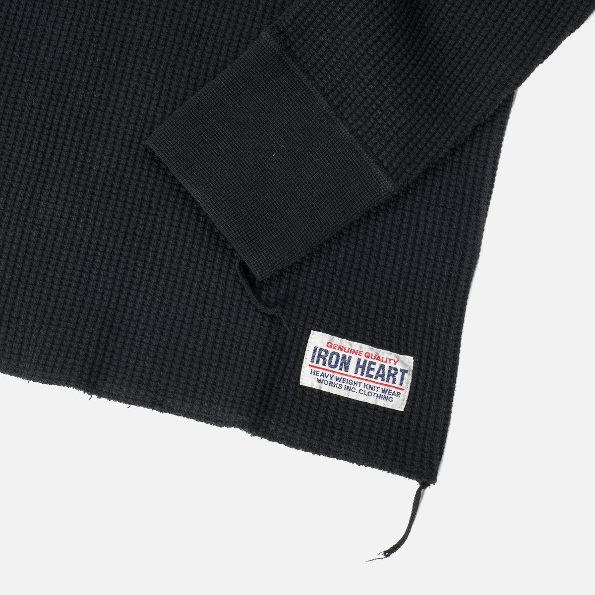 IHTL-1301 Waffle Long Sleeved Thermal Top Schwarz