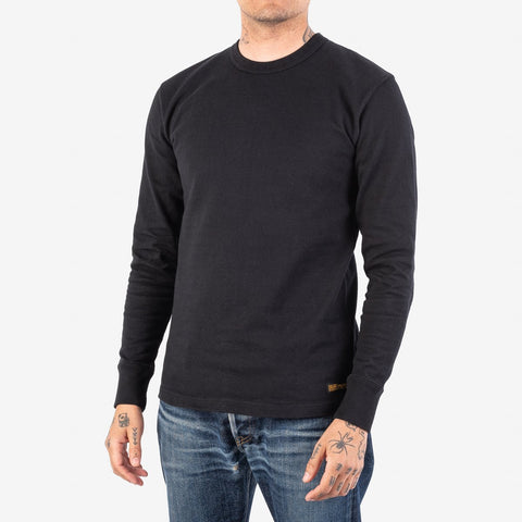 IHTL-1501-BLK 11oz Cotton Long Sleeved Sweater Black