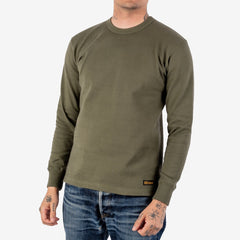 IHTL-1501-OLV 11oz Cotton Long Sleeved Sweater Olive
