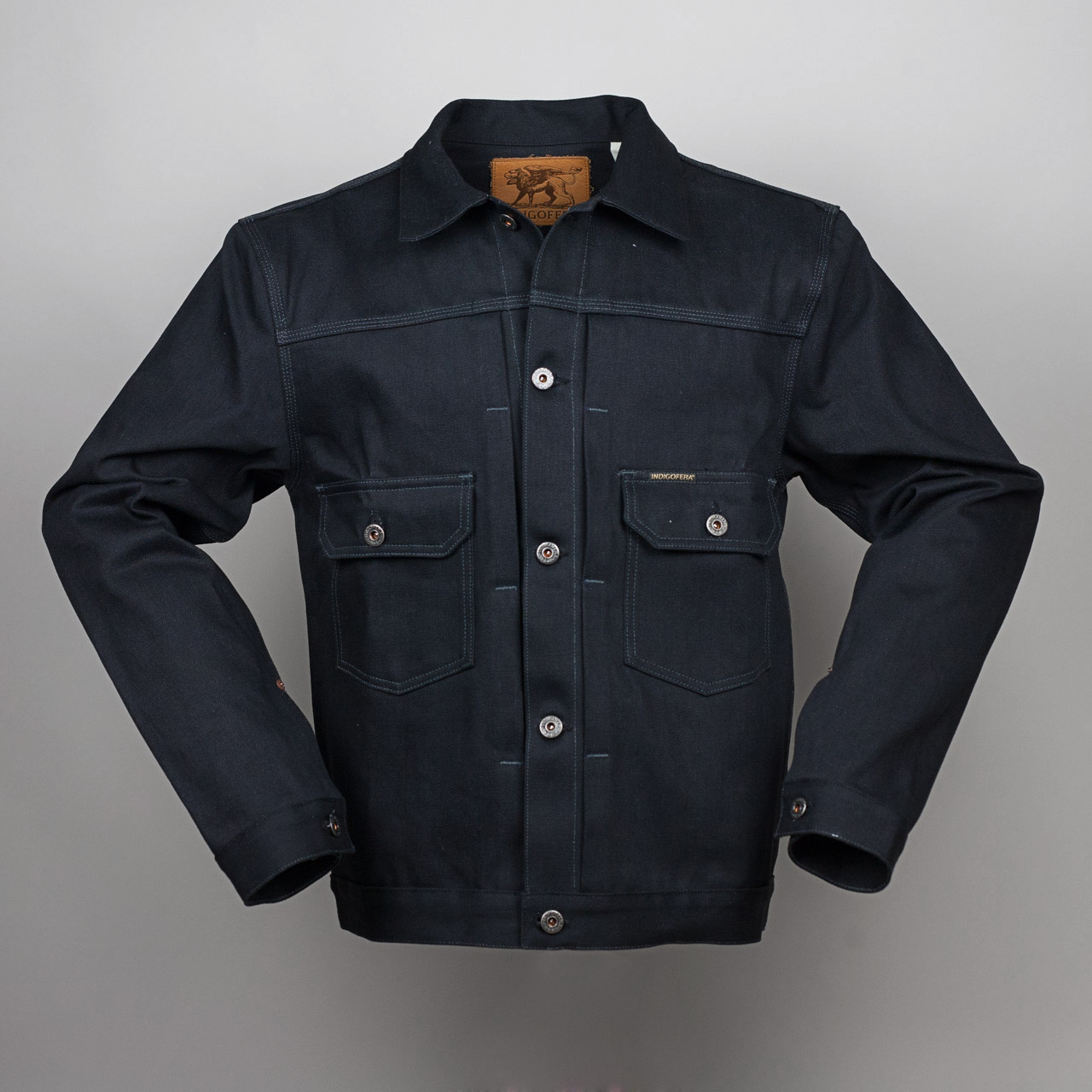 Ash Denim Jacket Thunder Black Selvedge | Jackets | Clothing | Burg ...